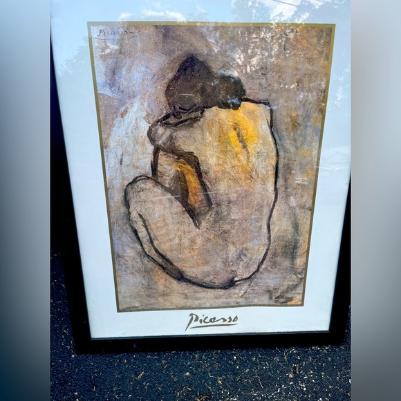 Picasso Nude Woman lithograph “blue nude” - Picture 2 of 2